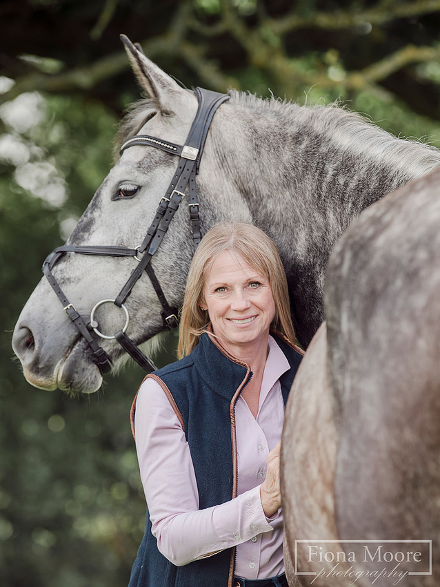 Equine portrait by equestrian photographer fiona moore photography - west midlands - grey horse
